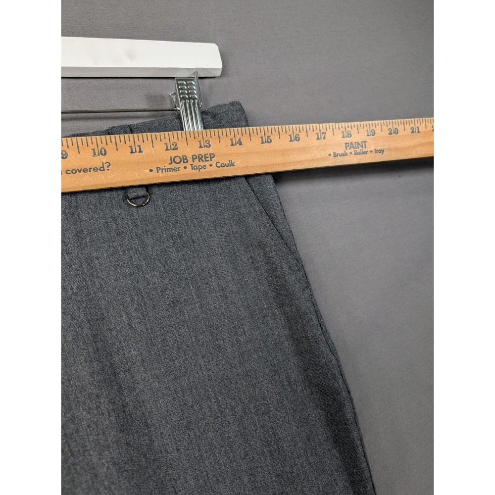 American Eagle Outfitters Womens Gray 100% Wool Dress Pants Size 4 Straight Leg - Picture 5 of 7